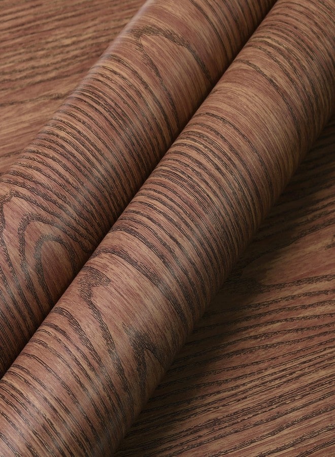 ANNACREATIONS Self Adhesive Waterproof & Oil Proof Wallpaper PVC Vinyl Wall Stickers Papers (45x 304cm) (Walnut Brown) - Image 2